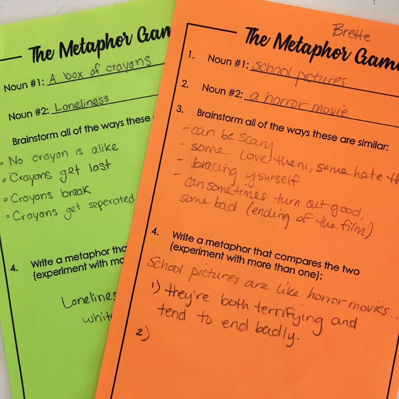 The Metaphor Challenge Room 213