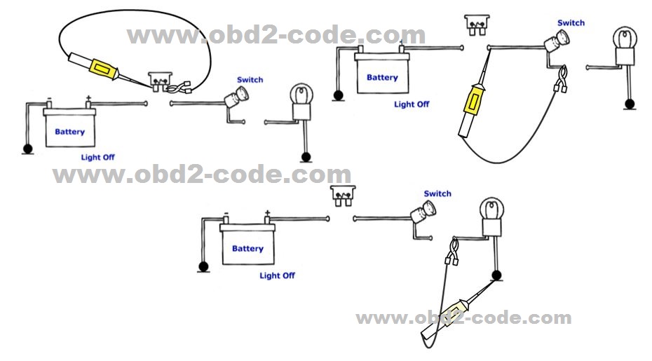 Fundamental of electrical automotive engineering Test Lamp Obd2code