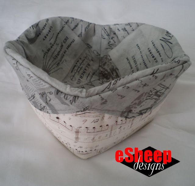 Scalloped Edge Basket crafted by eSheep Designs