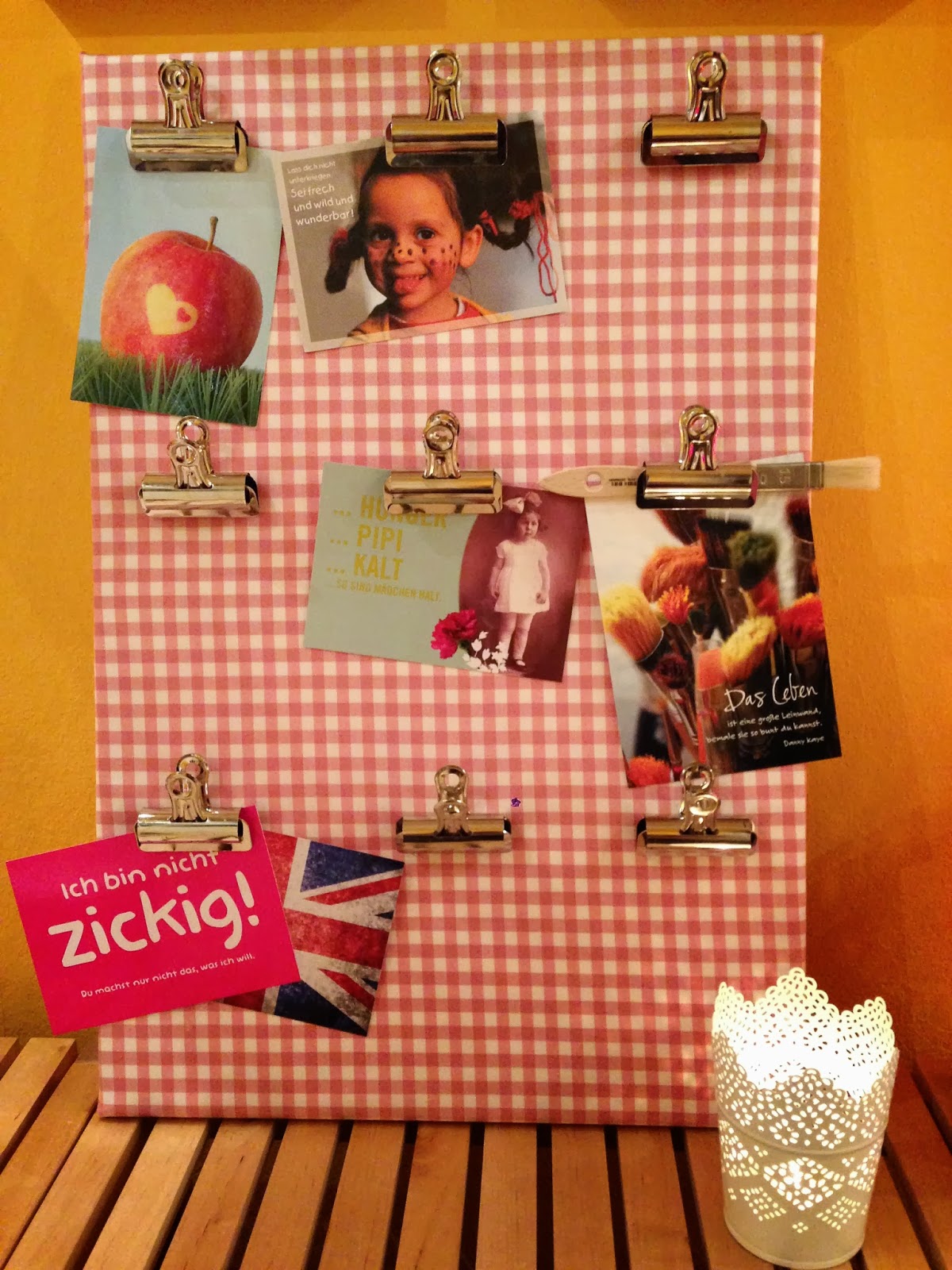 Ella Erdbeer Wir basteln uns eine Pinnwand Mein erstes DIY