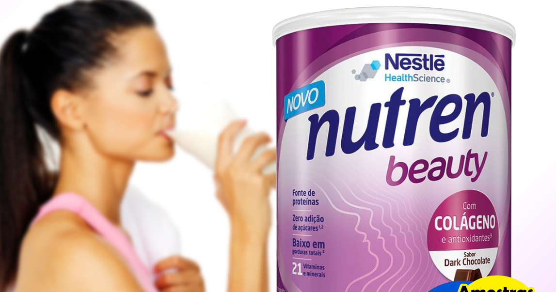 AMOSTRA GRÁTIS .: Nutren Beauty sabor Chocolate com Colágeno