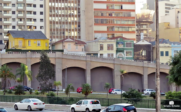 Foto da parte mais alta dos Arcos do Bixiga ou Arcos do Jânio - Bela Vista - São Paulo