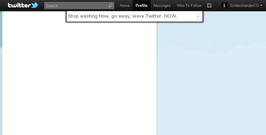 The Daily Musette: Oh no! I broke Twitter!