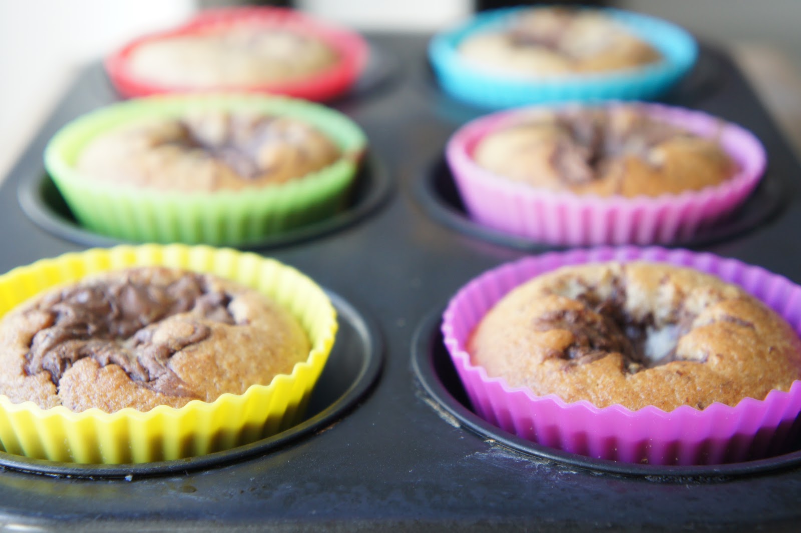 REZEPT glutenfreie NutellaBananen Muffins ♥ Ein glutenfreier Blog