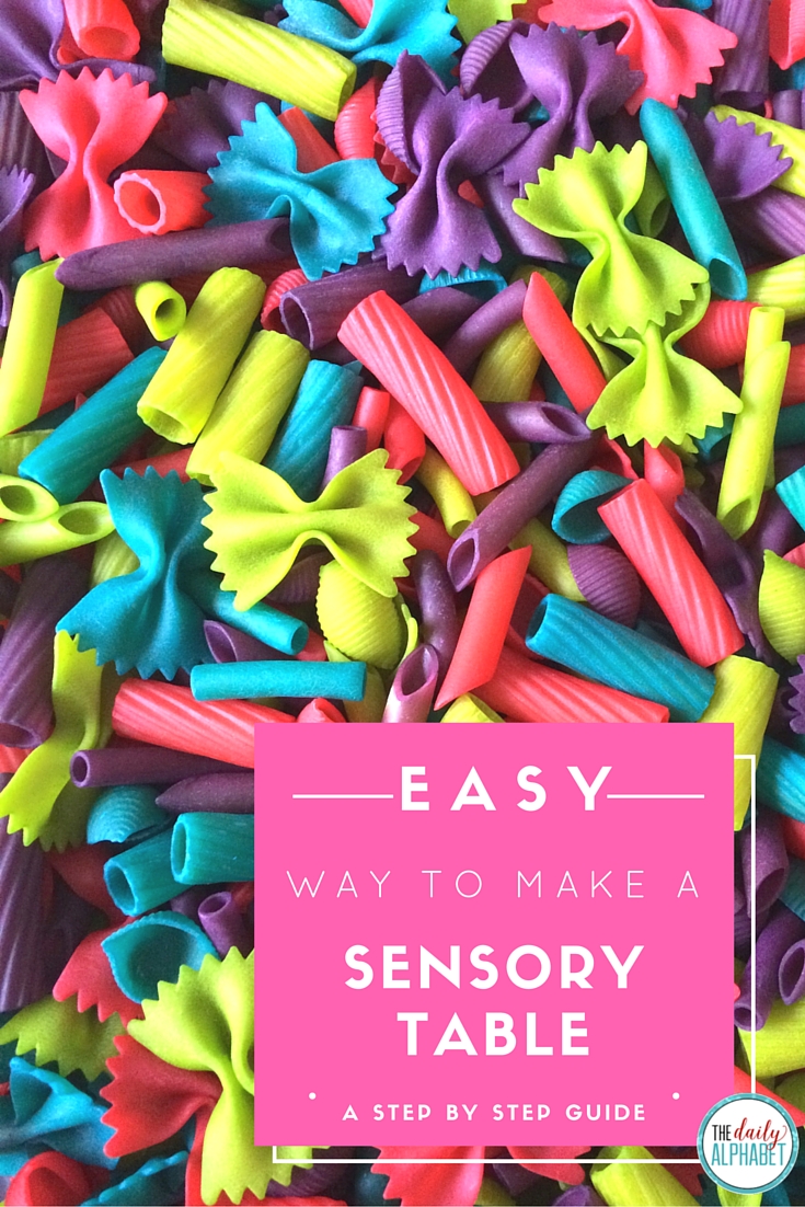 Making a Sensory Table! - The Daily Alphabet