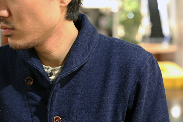 カーディガ 児島ジーンズ ショールカラーカーディガン Mの通販 by