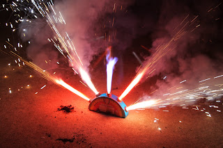 The Parker Family: Fun with Fireworks