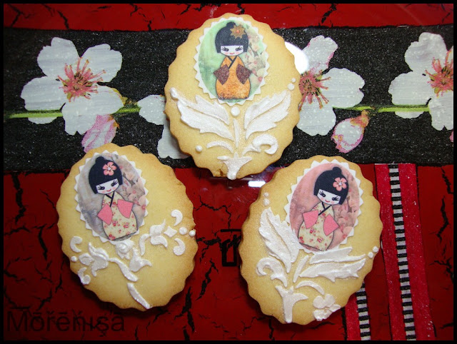  Galletas con Papel de Azúcar y Técnica Estarcido 