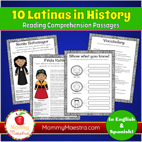 10 Latinas in History from MommyMaestra
