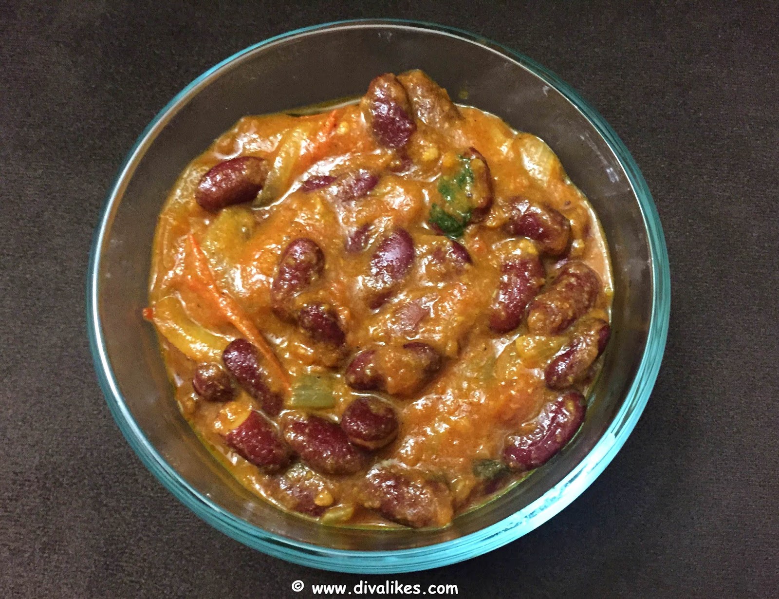 Kidney Beans Curry With Steamed Rice Using S&W Beans Diva Likes