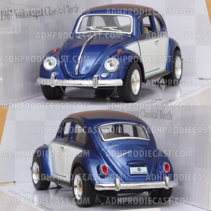 Miniatur VW Beetle / Kodok 1967 Two Colors (Blue-32K)