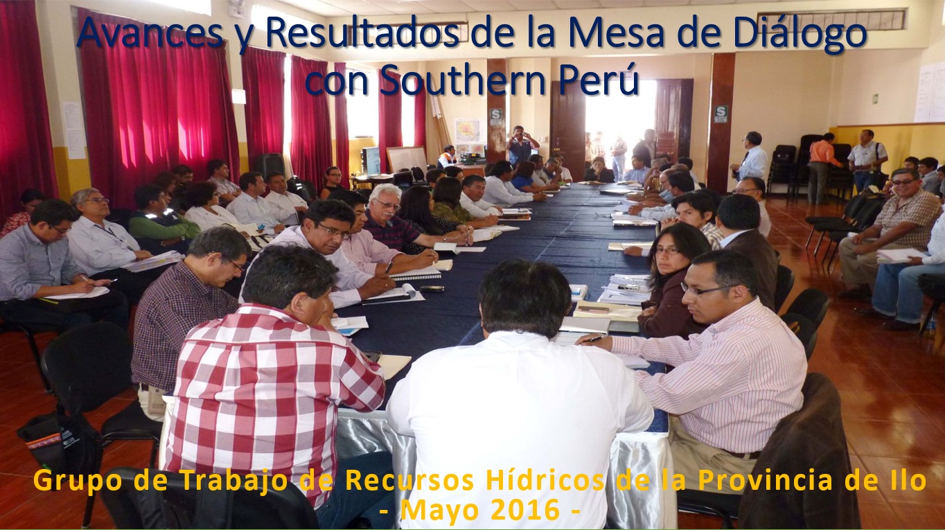 Mesa de Diálogo de Moquegua con Southern Perú