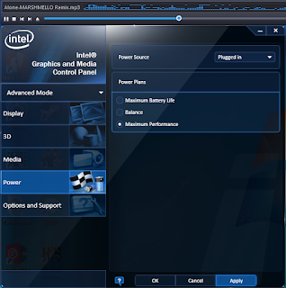VGA Intel yang notabene ONBOARD masih bisa dioptimisasi 