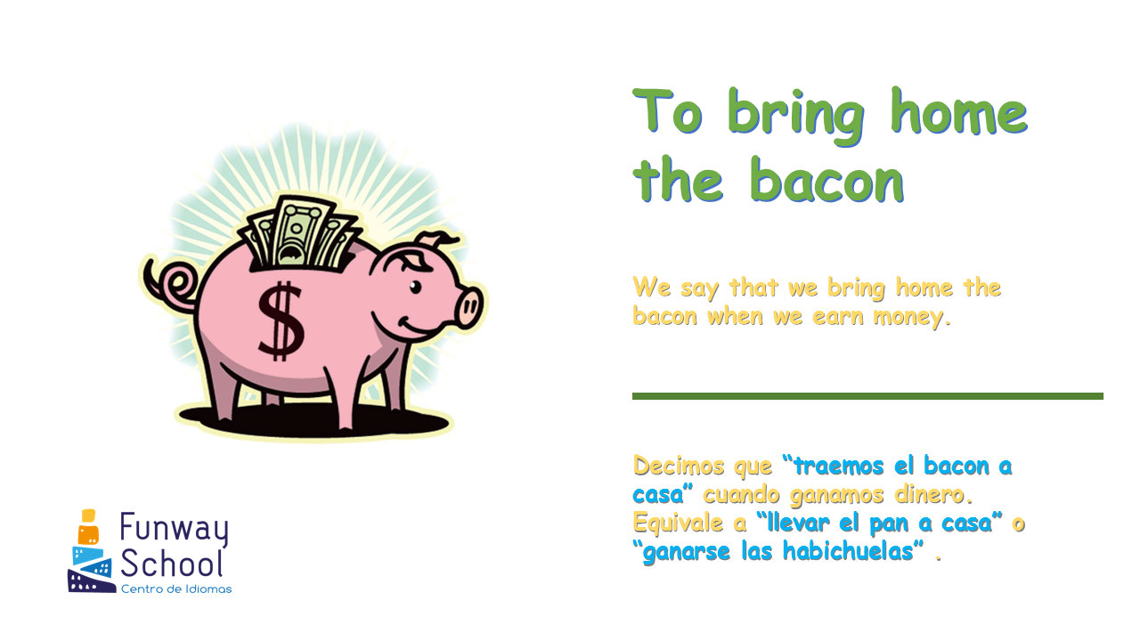 Bacon перевод. Bring up idiom.