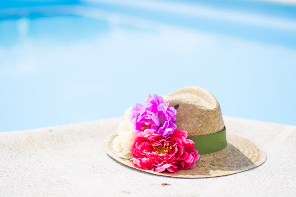 Sombrero flores diy