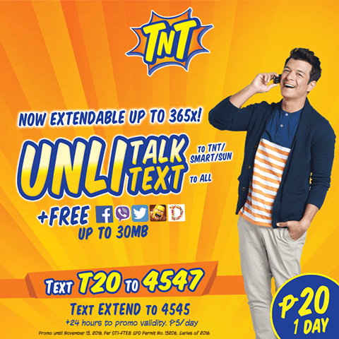 Talk N Text (TNT) T20 Promo Now With Unlitext to All ...