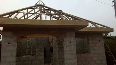 Photos: Heartwarming! Old homeless widow gifted with brand new bungalow in Abia State