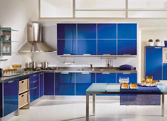50 Ide Desain Interior Dapur  Minimalis  Warna  Biru  Bergaya Modern DISAIN RUMAH KITA