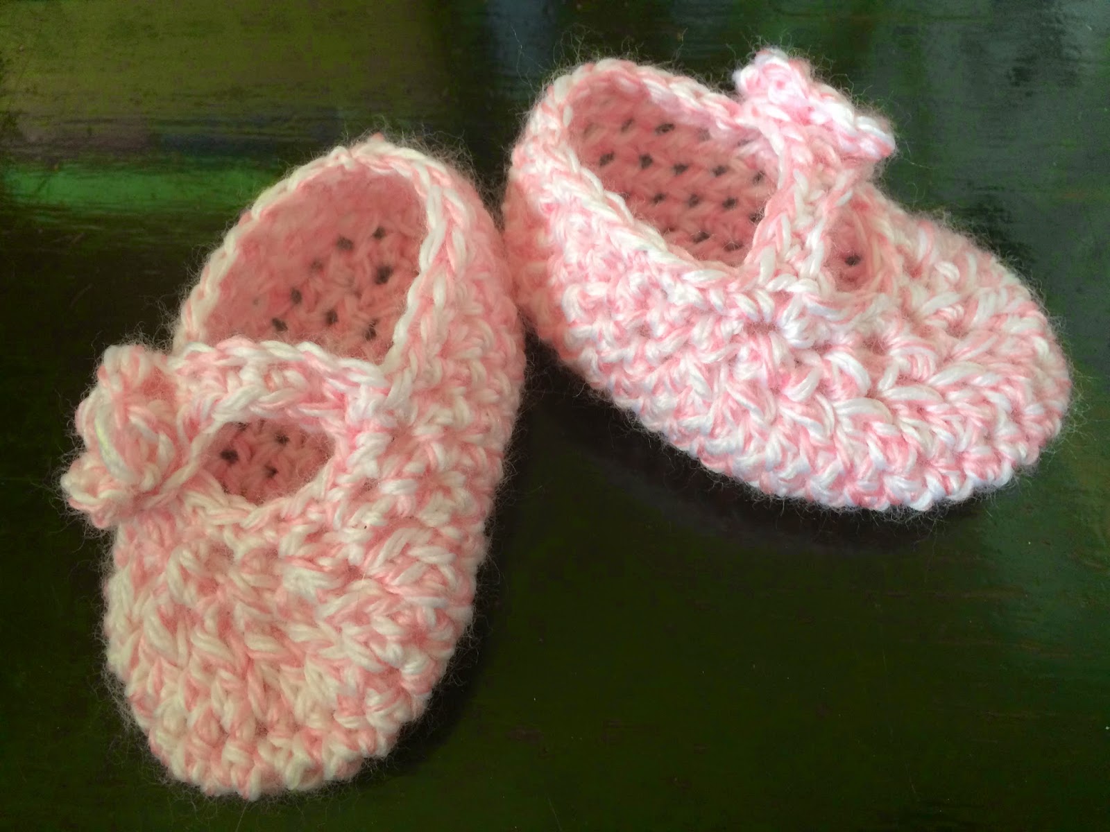 Not My Nana's Crochet! Crochet Baby Mary Jane Shoes