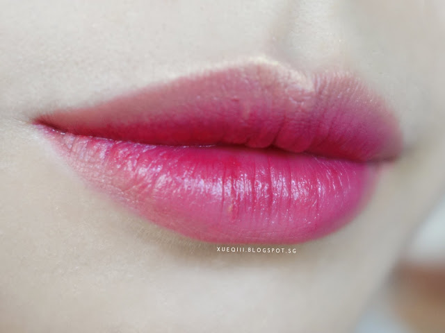 Laneige Two Tone Lip Bar in 02 Red Blossom Lip Swatch