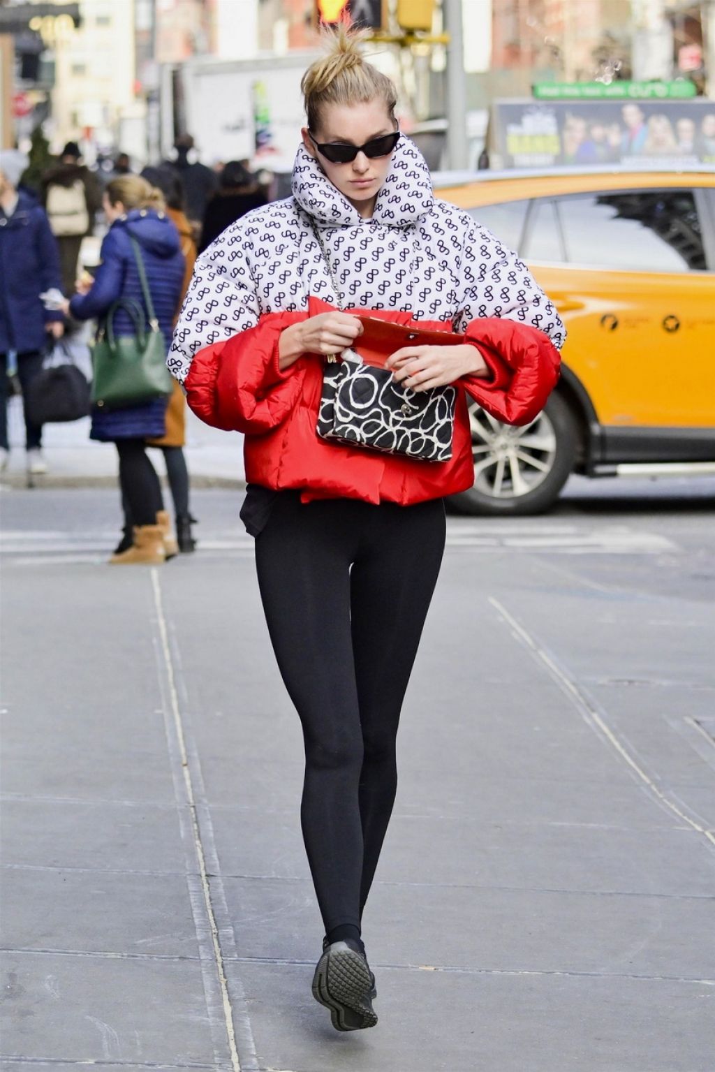 Elsa Hosk Street Style in New York City Celebrity Style