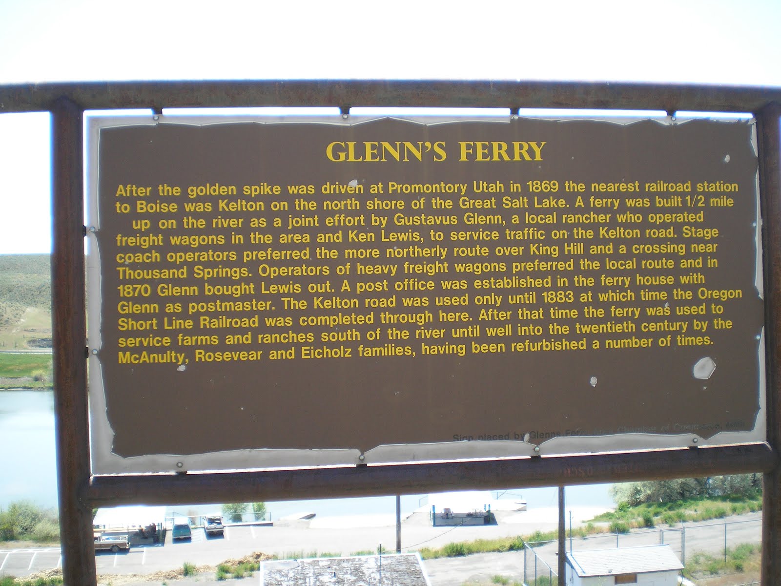The Road Genealogist Glenn's Ferry to Ontario, OR. to Payette