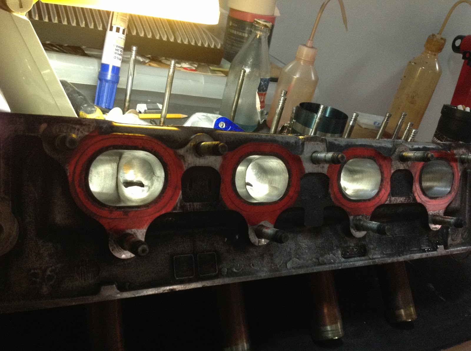 SRDmotorsports: D16y8 Cylinder Head development : Hybrid d15b project