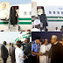 PHOTOS: President Buhari lands in Nigeria On Saturday.
