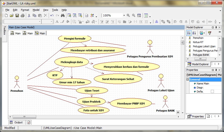Диаграмма состояний в staruml
