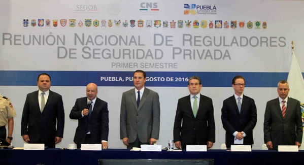 Inauguran en Puebla la Reunión Nacional de Reguladores de Seguridad Privada