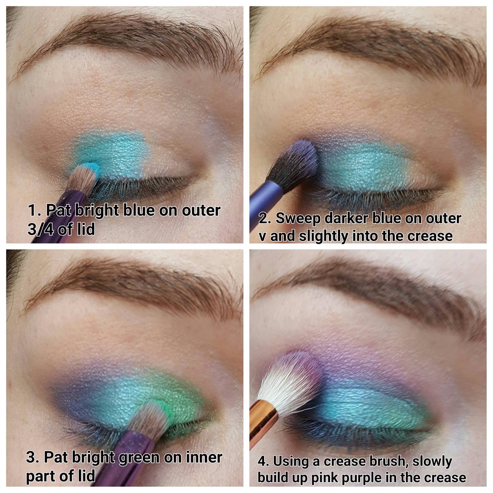 Easy Rainbow Eye Tutorial The Decadence Diaries