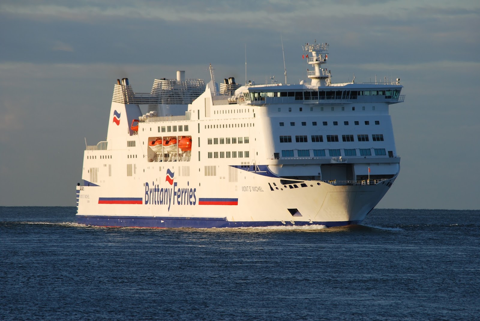 BRITTANY FERRIES Cruising on "MONT ST MICHEL"