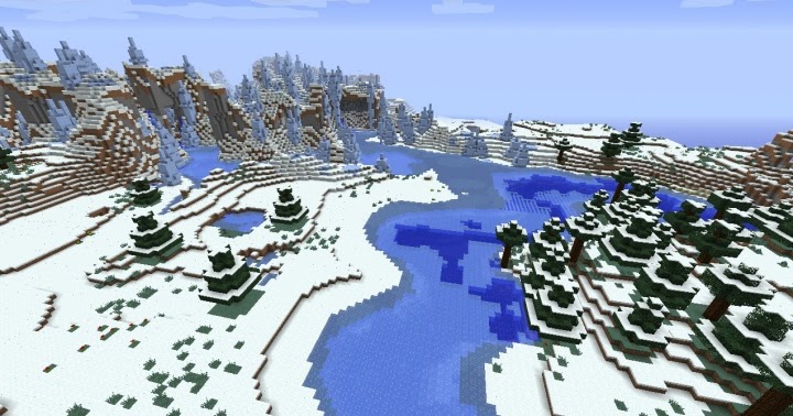 How to change snow biome to forest biome in MCPE Seeds game
