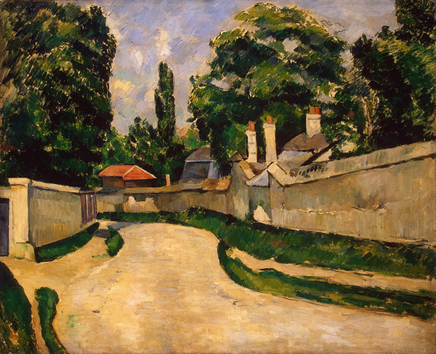 Houses Along a Road Paul Cezanne Endless Paintings