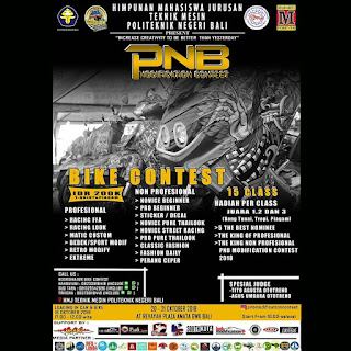 Bike Contest PNB Modification 2018 di Bali lomba