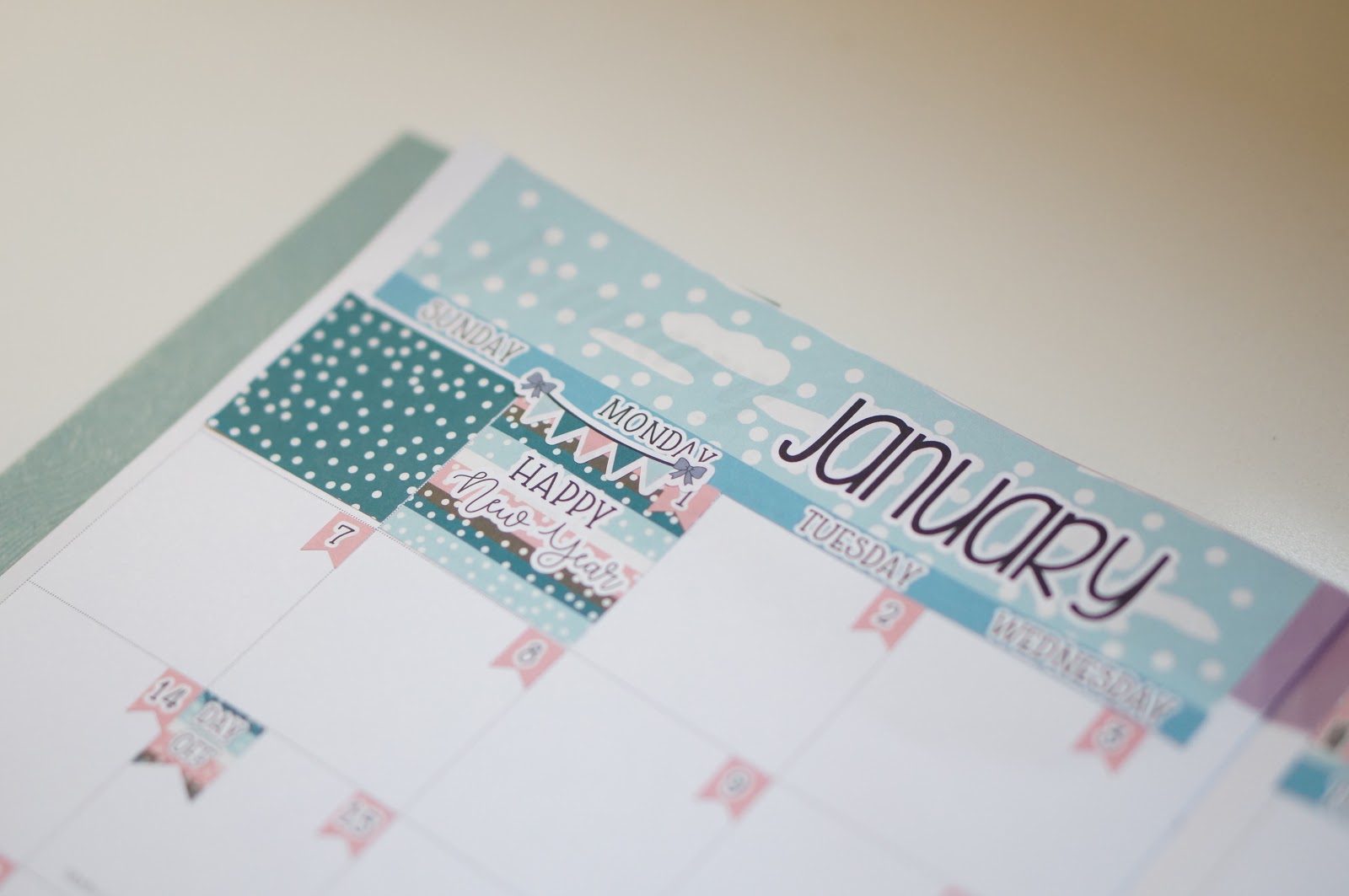 Rebecca Lately Inkwell Press Planner January 2018 Cottage Hill Designs Luckaty Holiday in the Pines