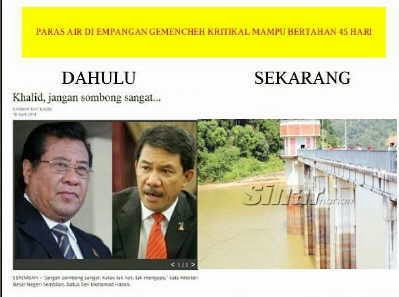 KELAB GREENBOC Paras Air Meningkat Di Empangan Selangor, Kritikal Di