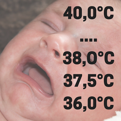 O que fazer para baixar a temperatura do nosso bebê
