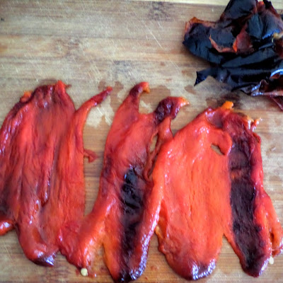 How to Make Roasted Red Peppers:  A simple tutorial on how to roast sweet red bell peppers at home.