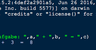 Programming with Python 1