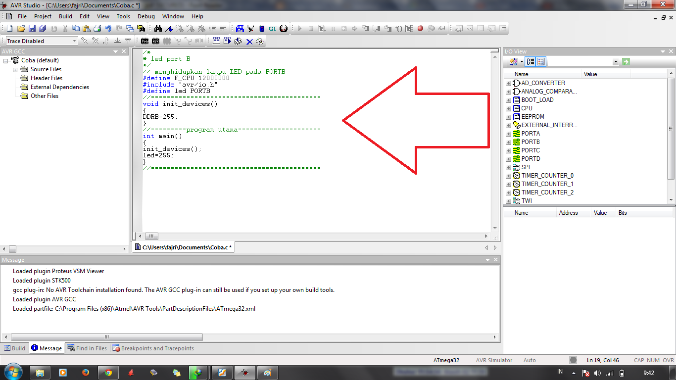 C project file