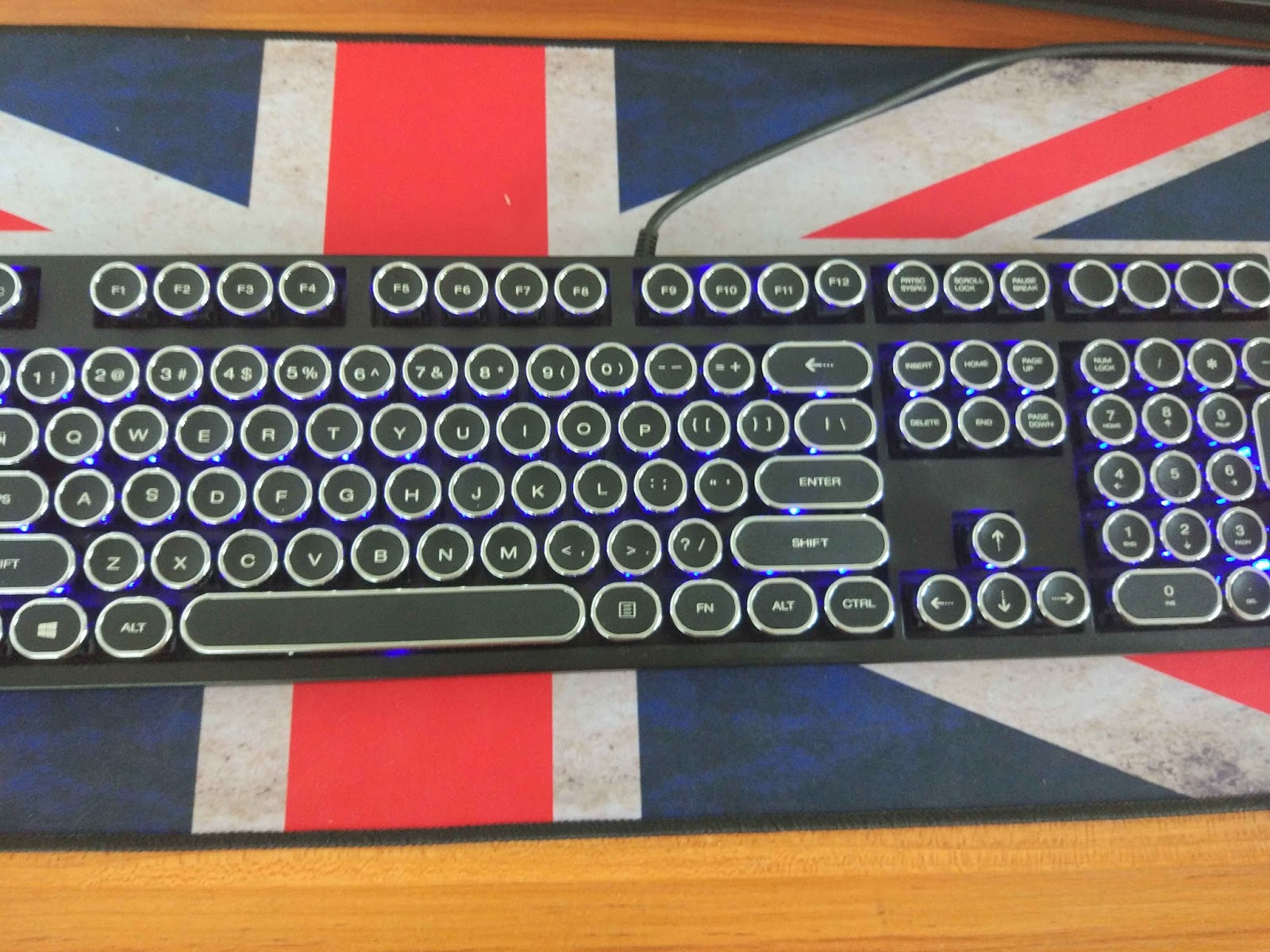 Altkey Retro Vintage classical typewriter Punk keycaps for Cherry mx