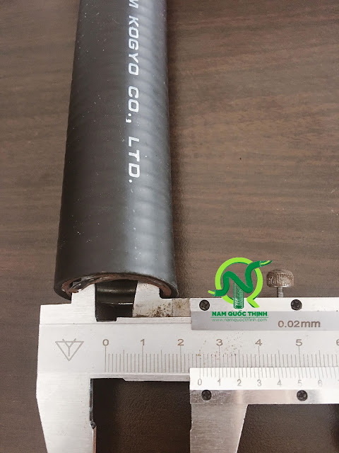 Ống Ruột Gà thép bọc nhựa chống thấm dầu Nippon Seam 1