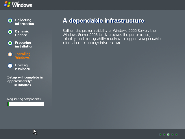 Установка windows server 2003. Winserver 12.