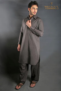 Light and Dark Grey Kurta For Men