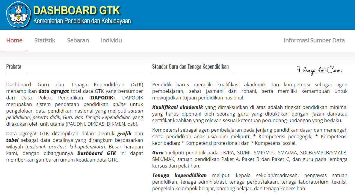 5 Langkah Cek Data Guru Pada Dashboard GTK FileNya
