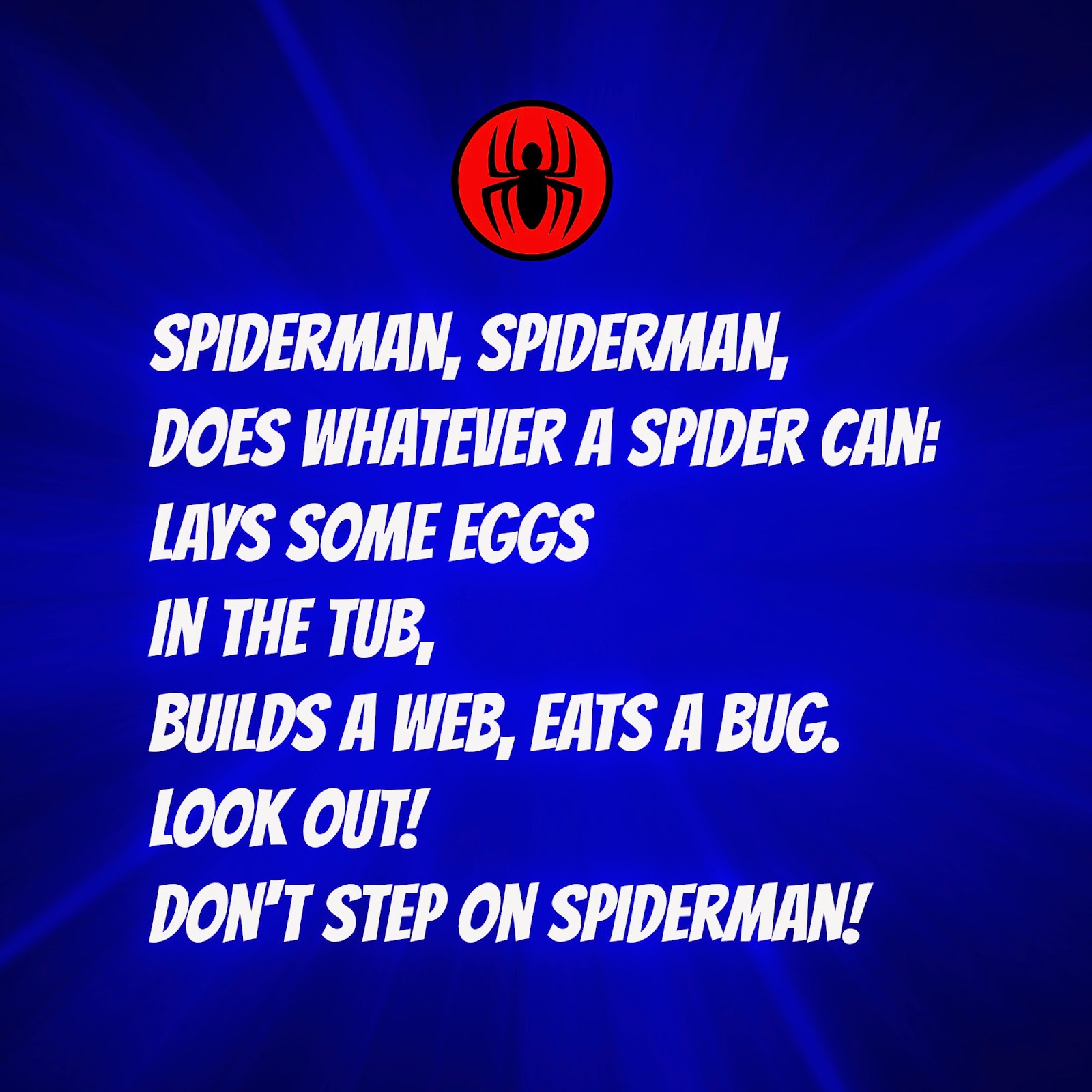 Spiderman theme song, revisited.