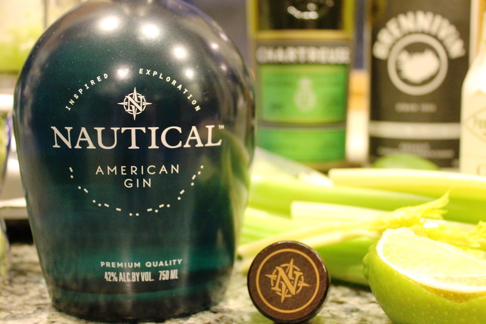 Indulge Inspire Imbibe Nautical Gin Celery Gimlet