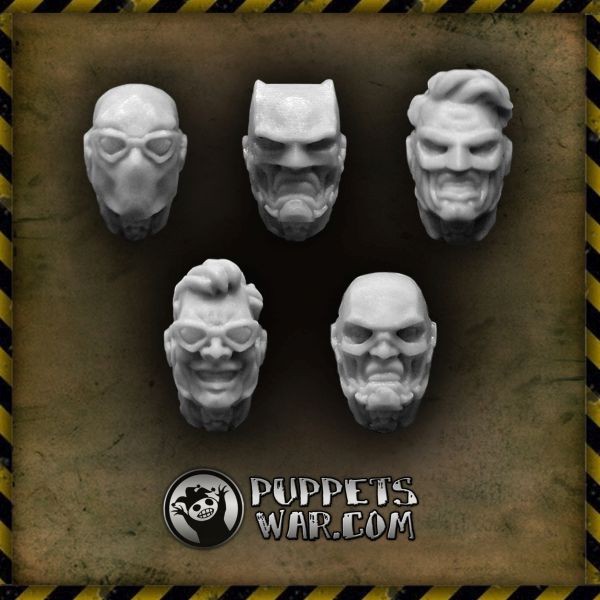 Tabletop Fix Puppetswar Hero Team Heads