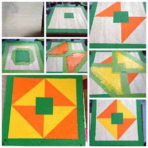 Making a barn quilt